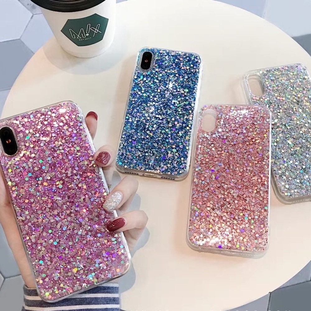 iPhone 7/8/X/XR/Max❤️bling Glitter phone case - Picture 1 of 7